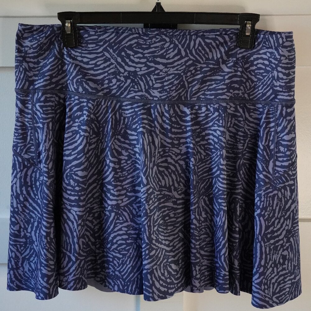 Athleta, Ace, Zebra Tennis Skort, Fiji Medieval Violet, Purple, Lilac - Picture 3 of 10